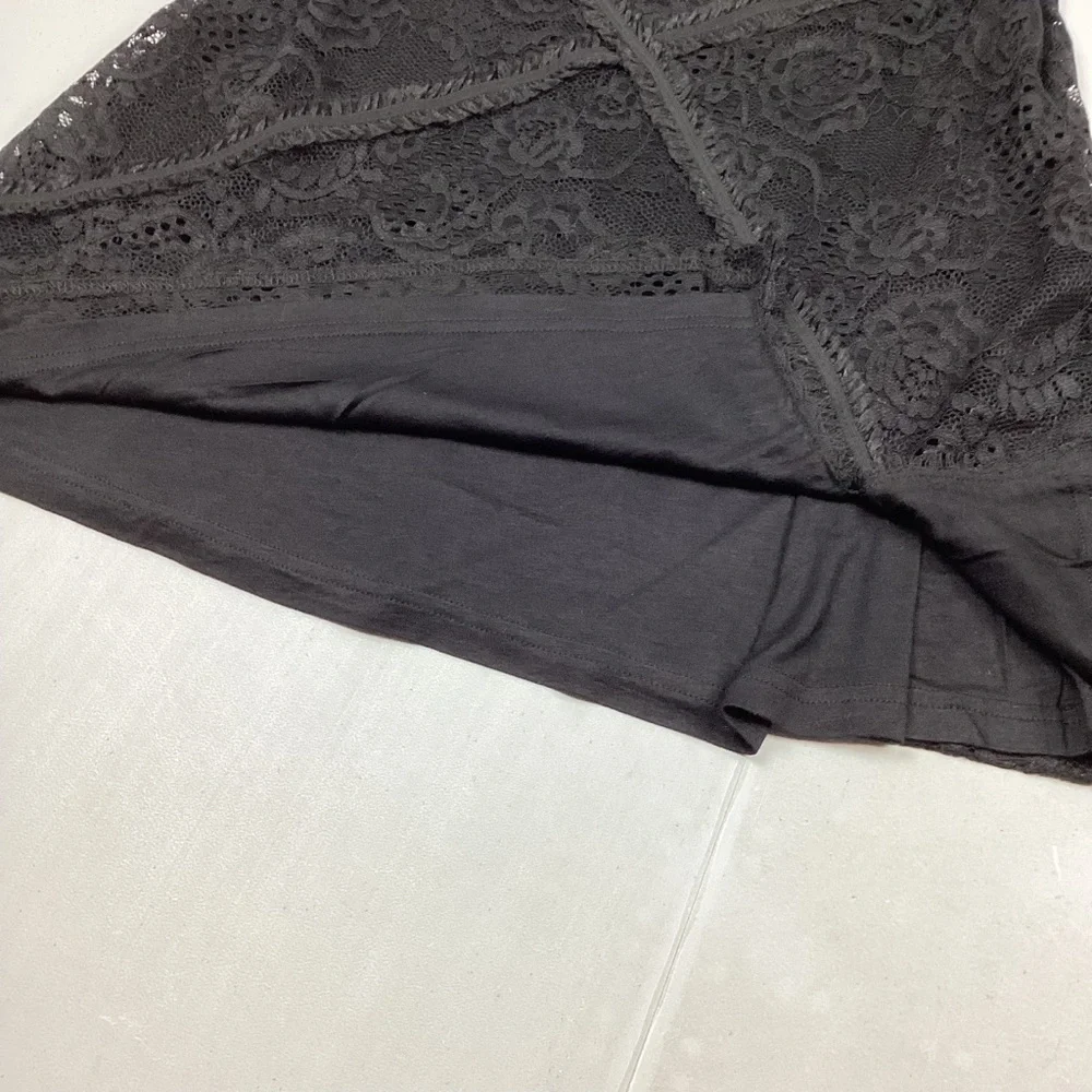 Alana Eve Long Sleeve Black Lace Bodycon Mini Dress NEW! Retail $199